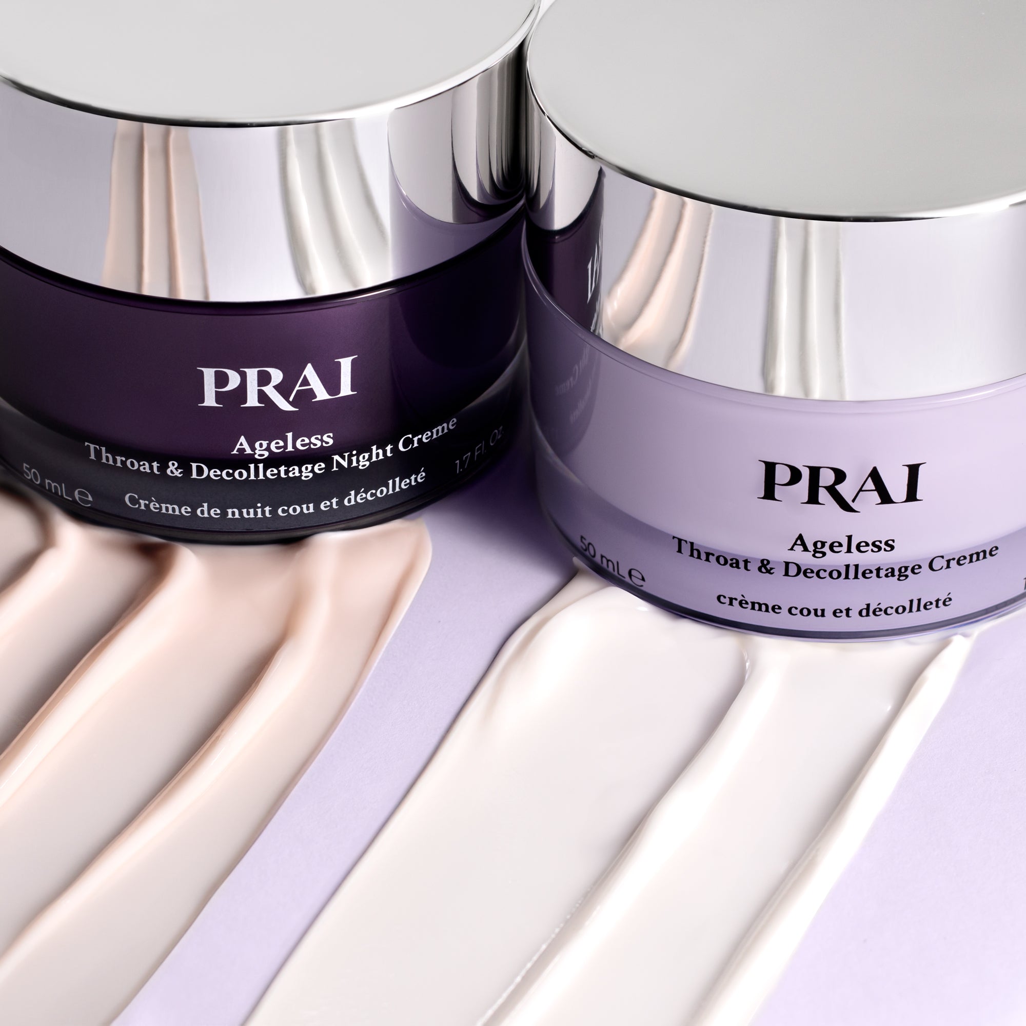 Ageless Throat Day and Night Creme Duo